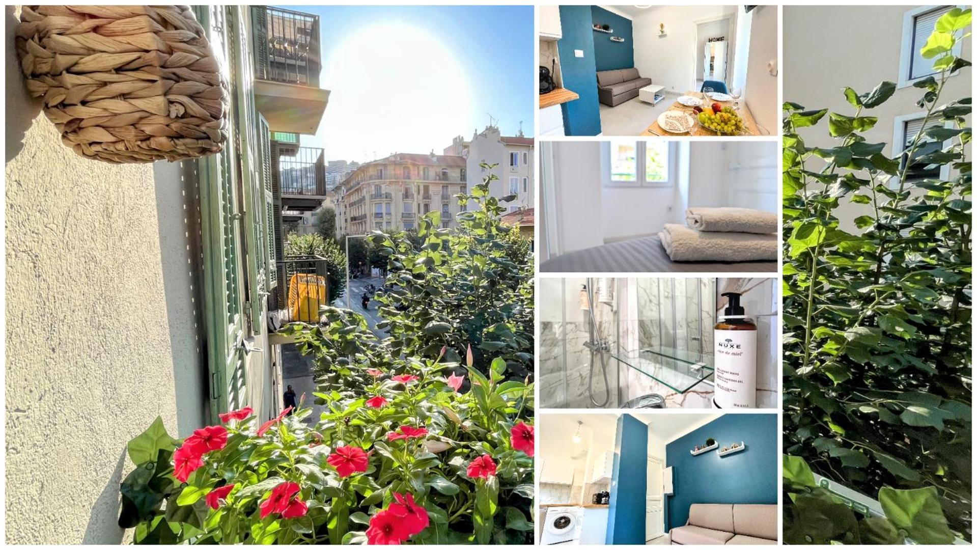 Cozy T2 - Lovely Balcony - Center - Liberation - Clim - Wifi