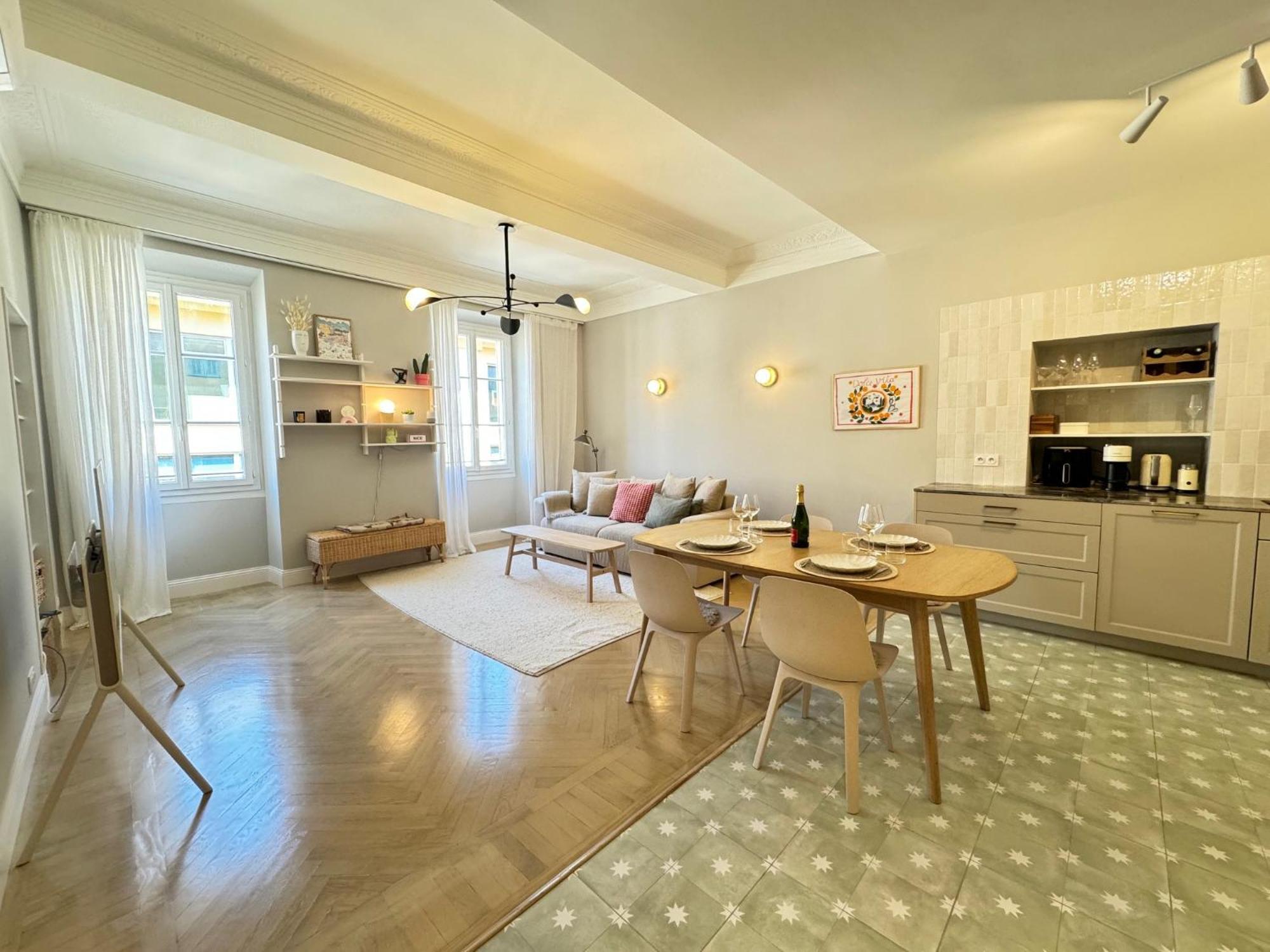 Riviera - Le Balcon Du Grand Alexandre - Amazing 3 Berdooms - Old Town Promenade Des Apartment Nice