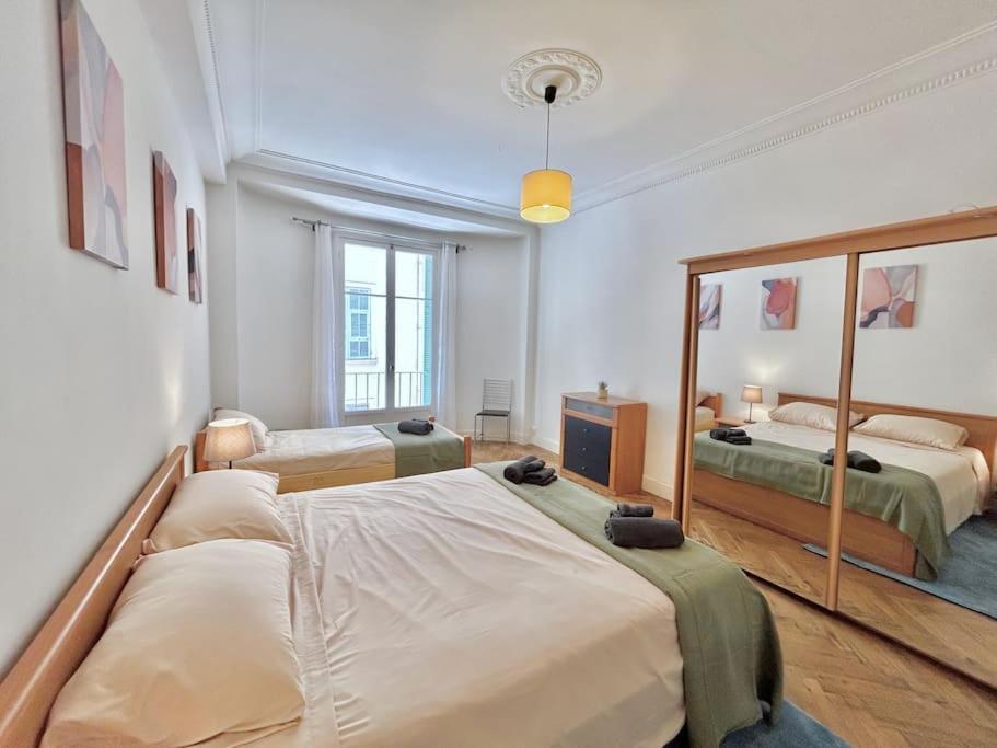 Apartment 3p En Centre Ville, Spacieux Et Calme Nice