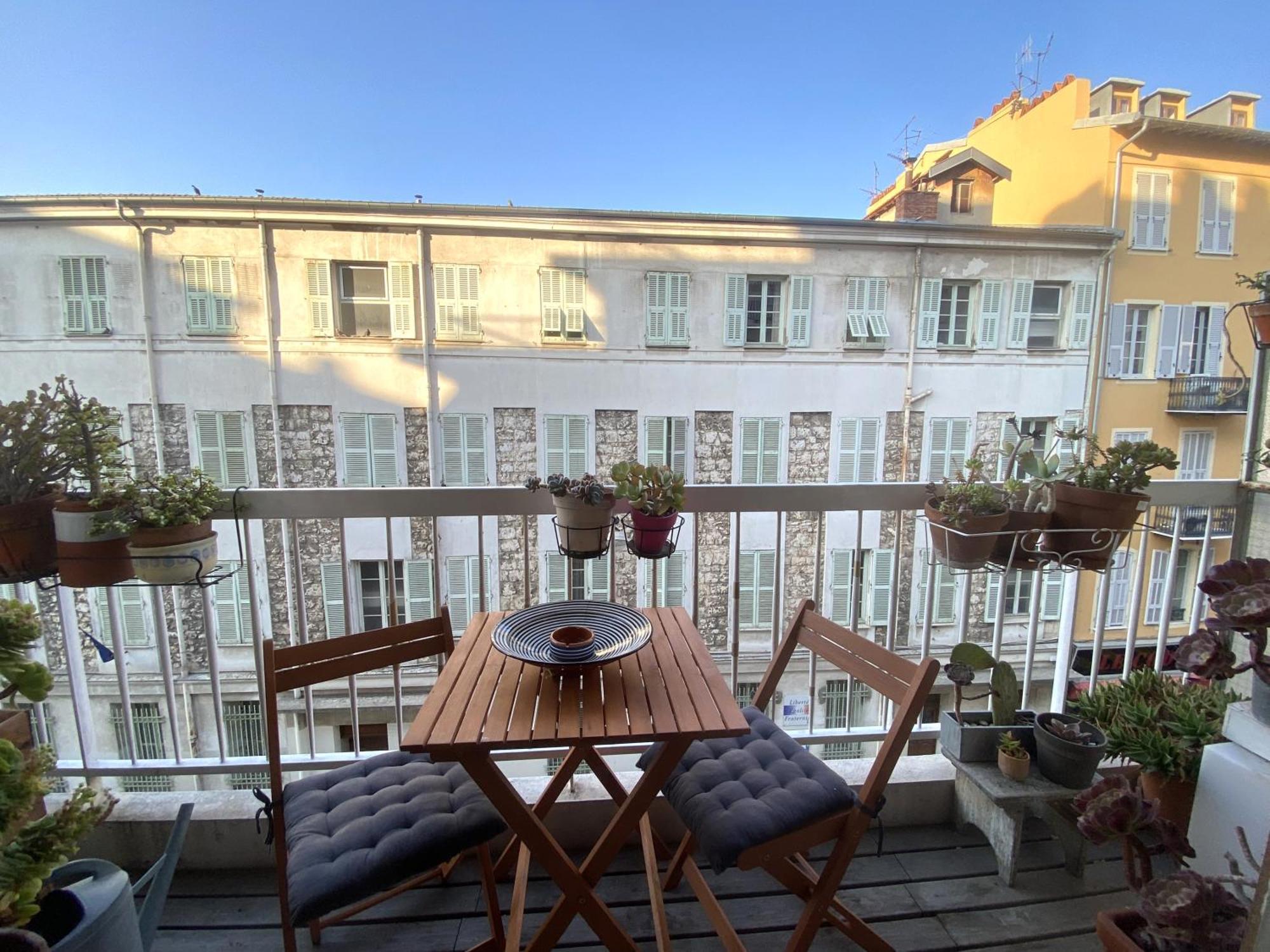 Apartment Sunny Port Old Town Free Private Parking - Clim & Balcony Nice