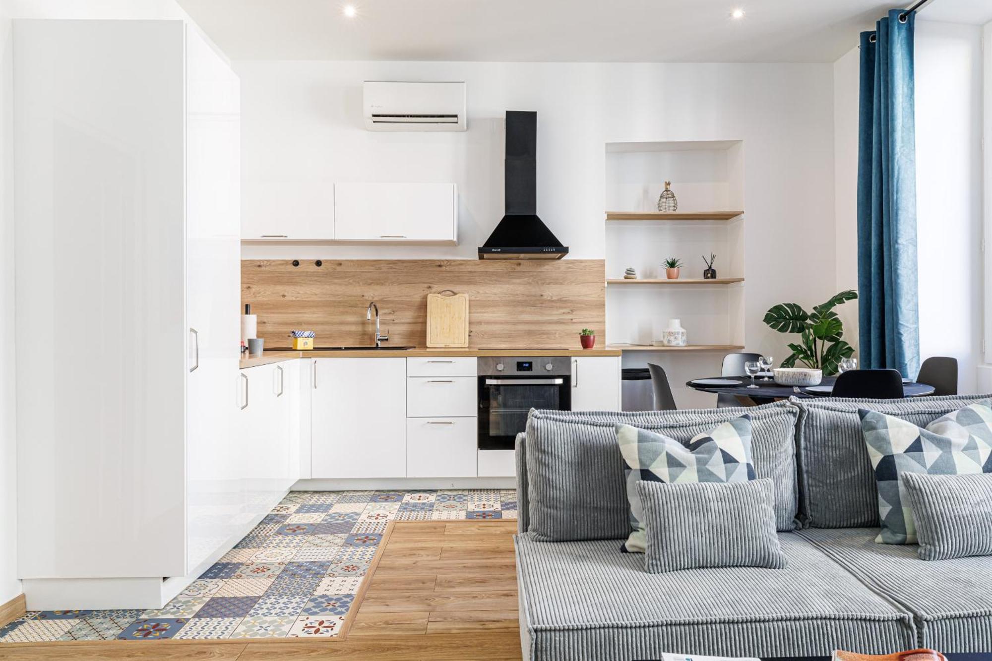 37 Massena - Magnifique 3p Moderne - Zone Pietonne - Climatise Apartment Nice