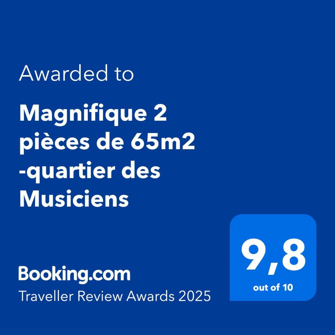 Apartamento Magnifique 2 Pieces De 65m2 -quartier Des Musiciens *