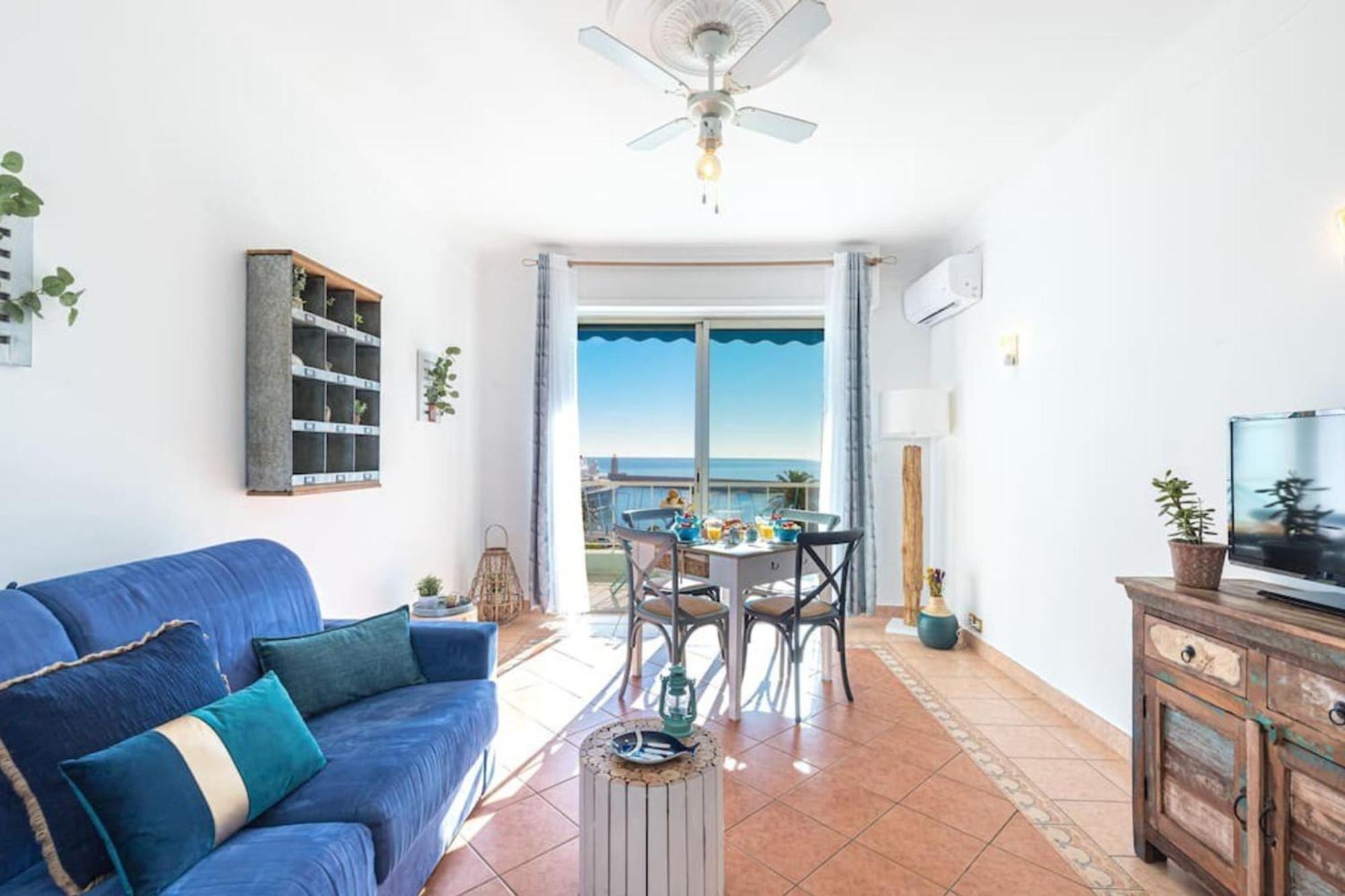 Apartment Franck Pilatte - Beautiful Sea View - Near The Port Nice