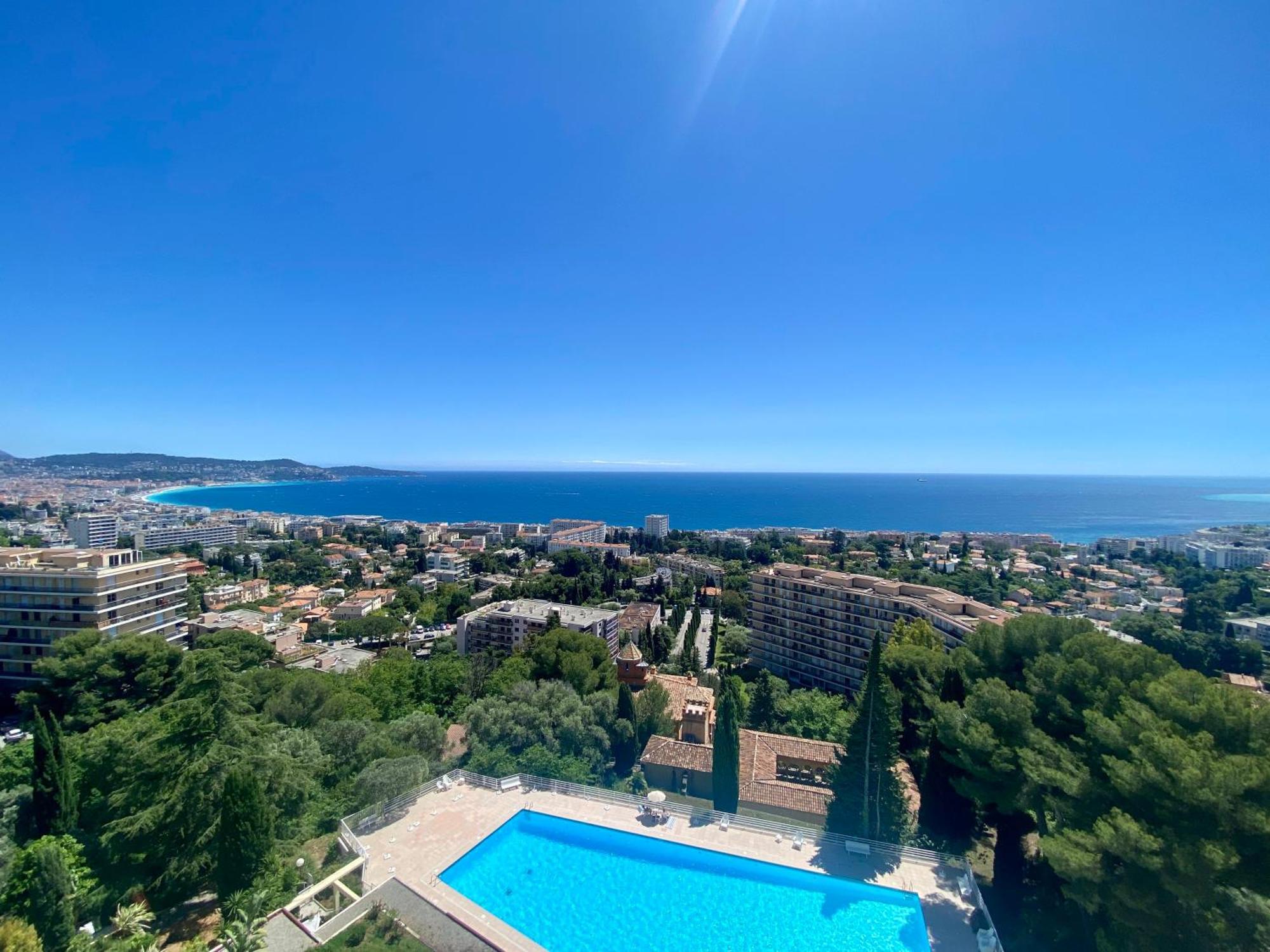 Ouest-splendide 3p, Roof-terrace Panoramic Sea View Nice
