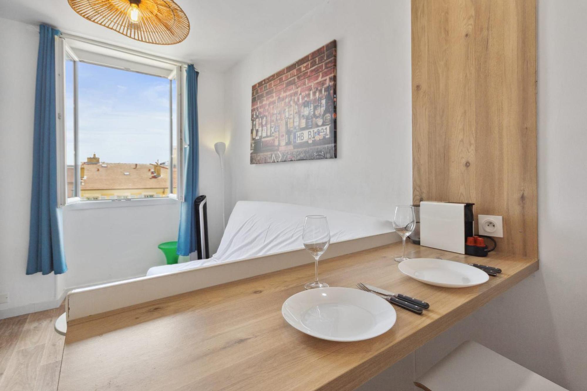 Appartement L'opéra - Hypercentre - Cosy - Sans Ascenseur - Minimaliste - Nice