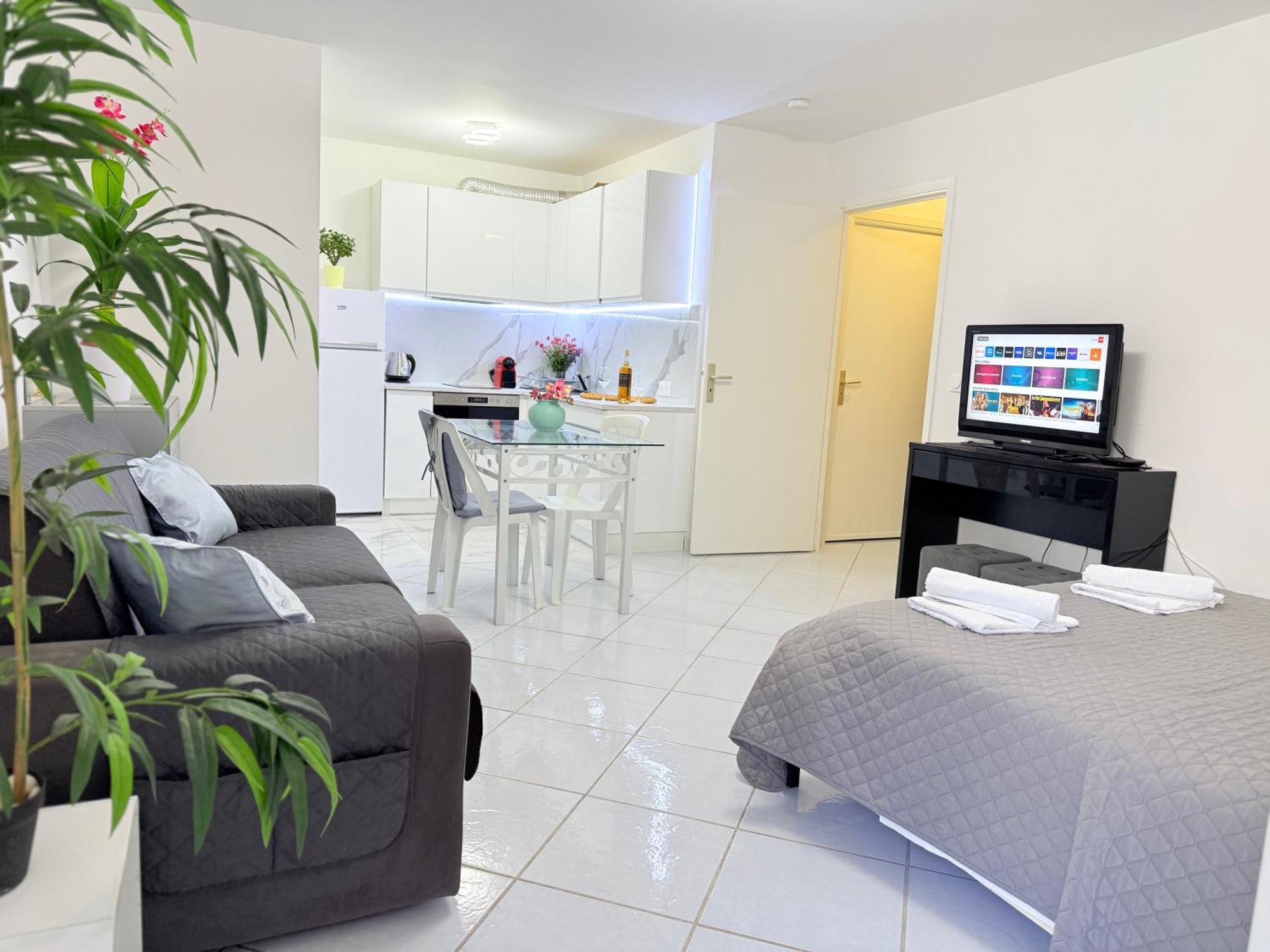 Apartment Place Close To The Ac Air , Wi Fi, Parking