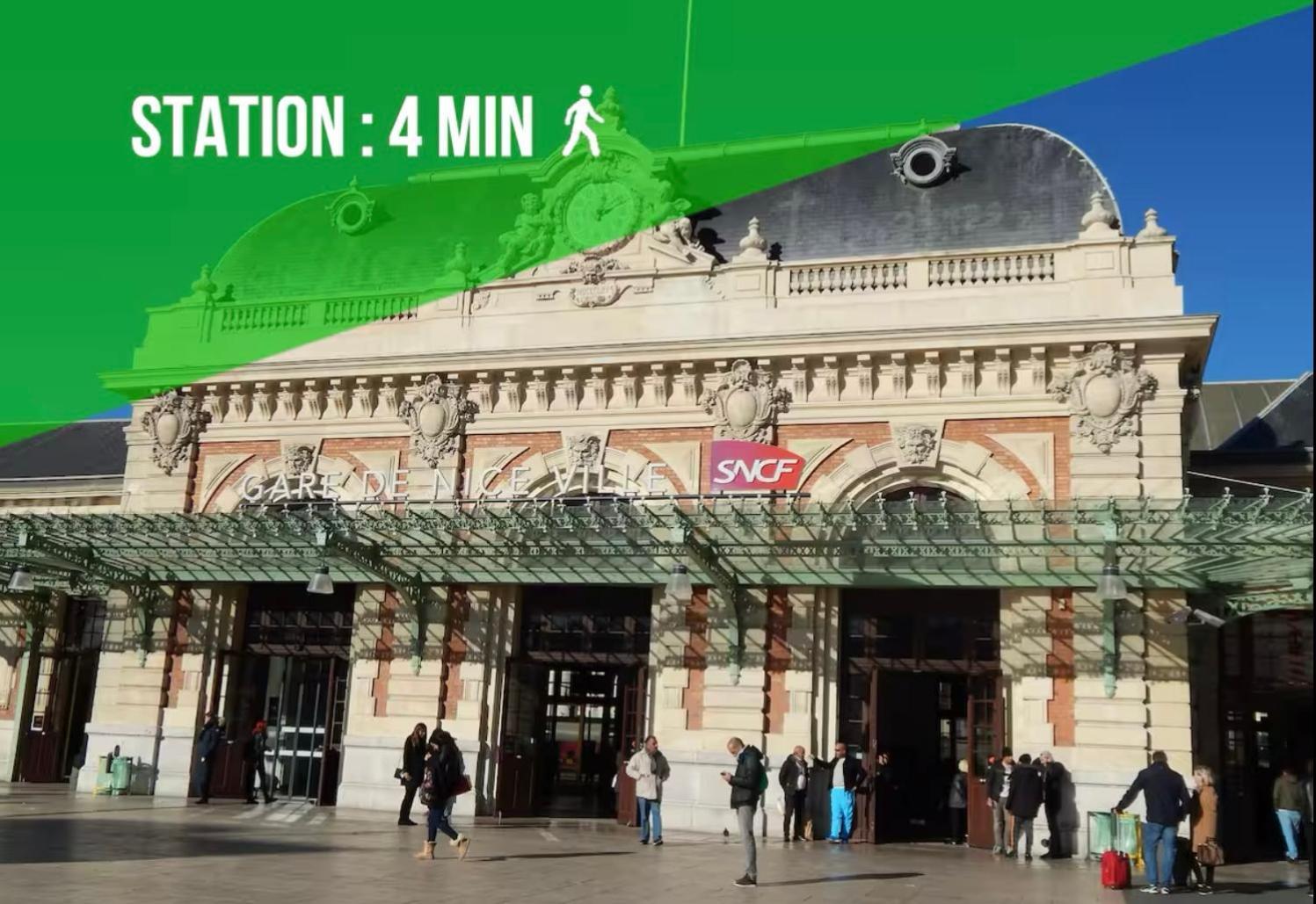 Centre - Climatisation - Calme - Cuisine - Wifi - Tramway Appartement Nice