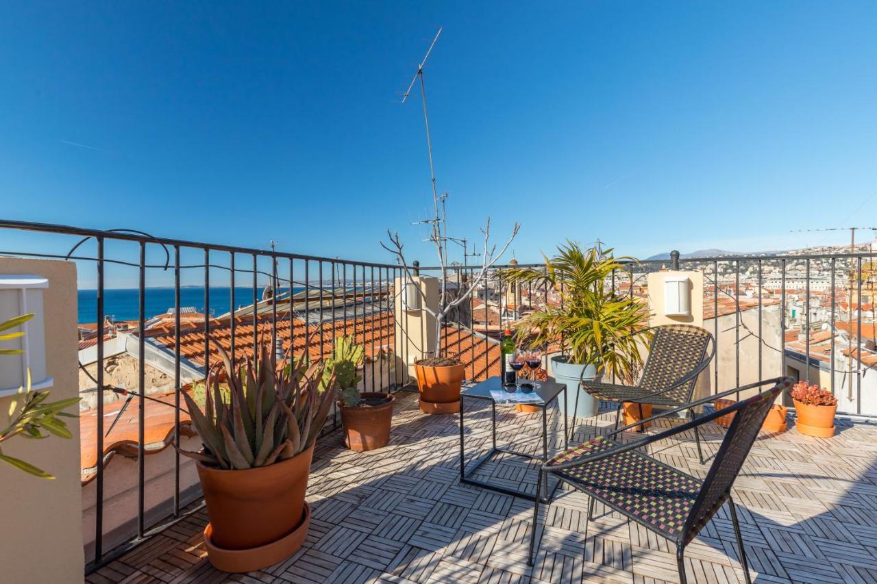 Apartment Le Chateau - The Beautiful Sight In Old Town, Private Terrace Nice
