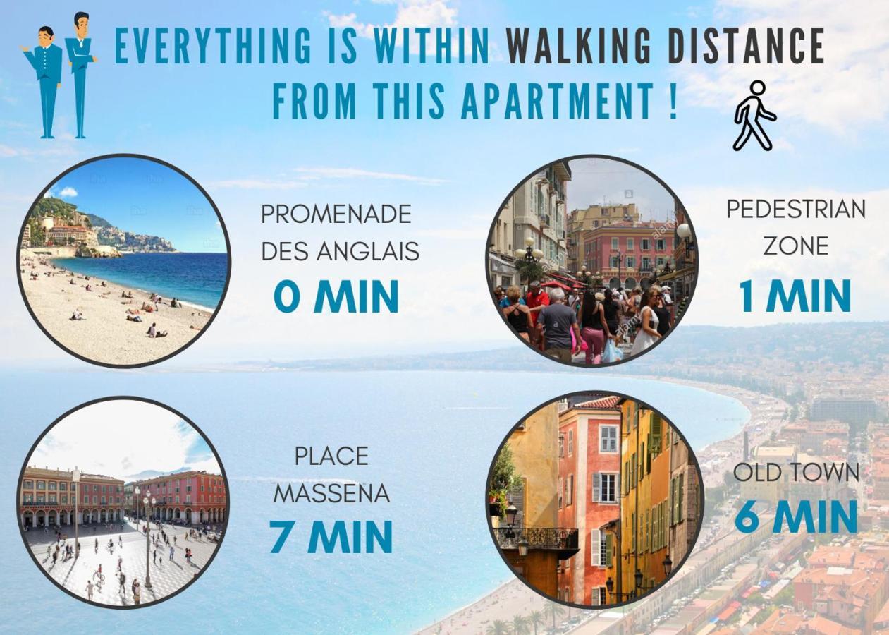 Nestor&jeeves - Royal Luxembourg - - Swimming Pool On Roof Apartment Nice