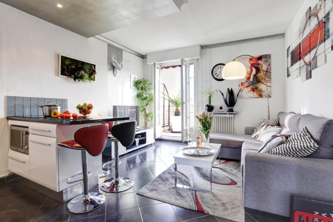 Le Mantega - F2 Moderne,centre Ville, 2 Grandes Terrasses,climatisation, Ascenseur Apartment Nice