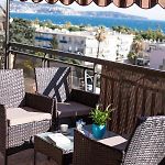 Studio With Terrace And Sea View, 10 Min To The Beach
