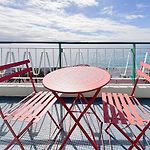 Promenade des Anglais - Vue Mer, AC, 2pers
