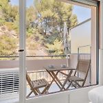 Cosy & Quiet Studio With Ac And Balcony With A View Of Nature