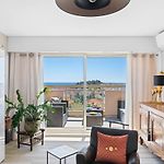 Superbe 2P Terrasse Vue Mer Quartier Cimiez