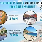 Nestor&jeeves - Vega Gioffredo - Hyper Center - Close Sea And Old Town Apartment *