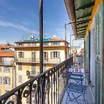 Ross 5- F2, Lumineux, Balcon, Loft, Clim, Vieux-Nice