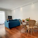 Blue Riviera Terrace Train Station Apartment
