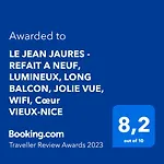 Le Jean Jaures - Refait A Neuf, Lumineux, Long Balcon, Jolie Vue, Wifi, Coeur Vieux-nice * Nice