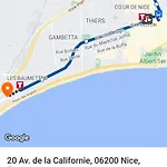 Apartment Magnifique 60m2 ,3 Pieces , Equipee,tres Lumineux, 2 Minutes A Pied De La Plage
