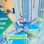Apartment Hypercentre - Ideal Couple & Amis - Confort - Wifi - Calme - Climatisation - Coin Terasse Nice