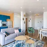 Nice 2P Vue Mer- 5Min Plage, Terrasse, Ac, Parking