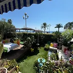 Promenade Des Anglais Center Sea And Beach Front Design Flat With Private Garden