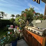 Promenade Des Center Sea And Front Design Flat With Private Garden Apartment *