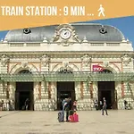 Studio T1 Centre - Ideal Couple & Amis - Confort - Wifi - Calme - Climatisation - Coin Terrasse