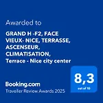 Apartment Grand H -f2, Face Vieux- Nice, Terrasse, Ascenseur, Climatisation, Terrace - Center