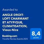 Angle Droit- Loft Charmant Et Atypique, Climatisation, Vieux-Nice