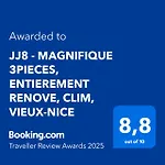 Jj8 - Magnifique 3Pieces, Entierement Renove, Clim, Vieux-Nice