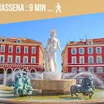 Suite Nomade - Vieux Nice - 2 chambres - Wifi - AC - 5 min des plages - 30 min de Cannes et Monaco