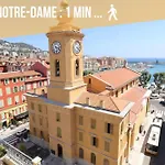 Suite Nomade - Vieux Nice - 2 chambres - Wifi - AC - 5 min des plages - 30 min de Cannes et Monaco
