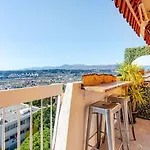 Vue Mer Et Montagne Panoramique