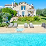 Villa De Prestige Vue Mer Panoramique Piscine Climatisation