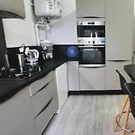 Large Pleasant Room Nice Center King Size Bed