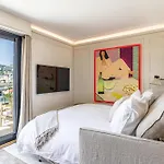 Luxurious Penthouse, 2 Bedroom Suites, 3 Spacious Terraces, Gorgeous Views Of Mountains And Sea, Apartment Nice