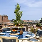 Luxurious Penthouse, 2 Bedroom Suites, 3 Spacious Terraces, Gorgeous Views Of Mountains And Sea, Nice