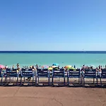 Grand 3P Pieces Au Calme Dans Residence Avec Piscine, Restaurant, Tennis, Climatisation * Nice