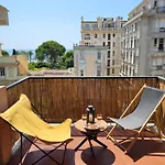 Apartment 2p Cosy Avec Terrasse, Vue & Plages A Pied