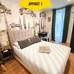 Casa Reine Jeanne- Ideal Groups & Family -Central Near Train Station - Parking - New&Confort-Ac