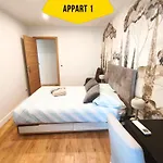 Casa Reine Jeanne- Ideal Groups & Family -Central Near Train Station - Parking - New&Confort-Ac