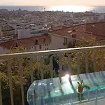 Appartement vue mer et panoramique, 2 chambres, 3 lits
