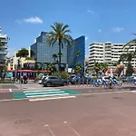 Nice Promenade Des Anglais Beach Californie Ac