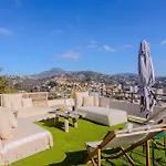 Green Hill Appartement A Nice Terrasse 130M2, Vue Panoramique, Piscine, Parking Prive, Climatisation, Wifi