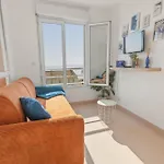 Apartment L'azur - Seaview - Ac - Tram - Wifi - Airport Nice