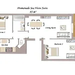 Sea Front - Panoramic View With Terrace - 85 M * Nice