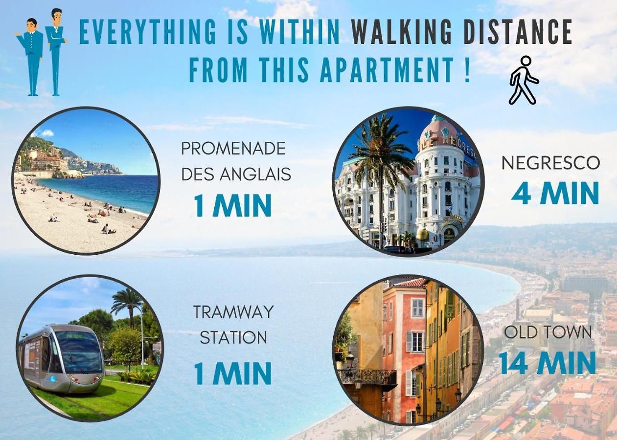 Nestor&jeeves - Gloria - Very Close Sea - Prestigious Building Appartement Nice