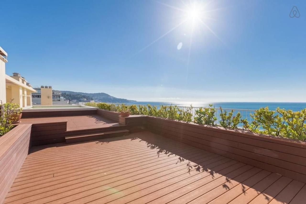 Royal Promenade Pool Terrace Sea View Air Conditioning Apartment Nice