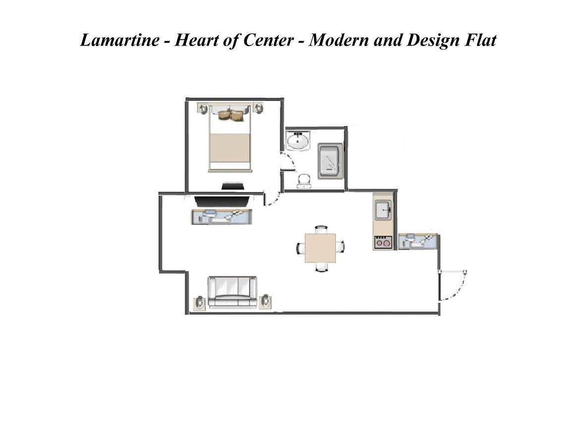 Apartment Lamartine- Heart Of Center- Modern And Design Flat